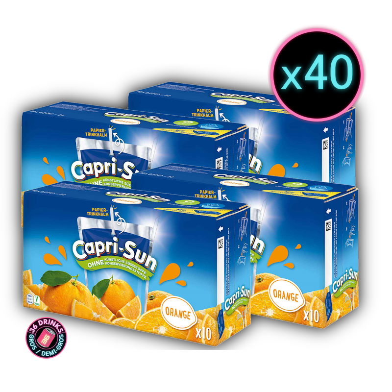 Capri Sun Orange 40 piece