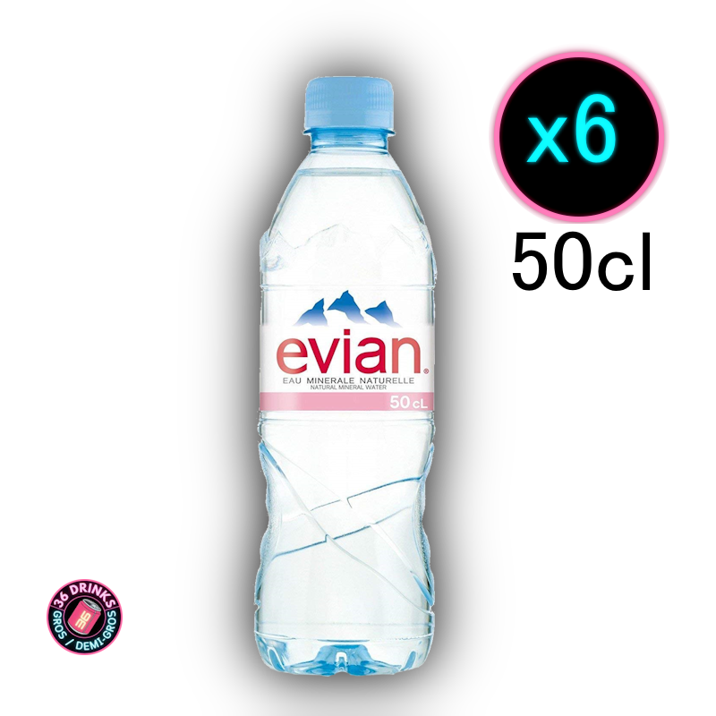 Evian 6 x 50cl