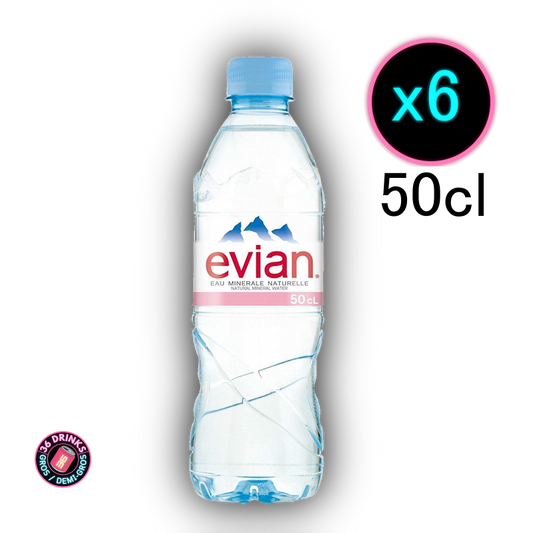 Evian 6 x 50cl