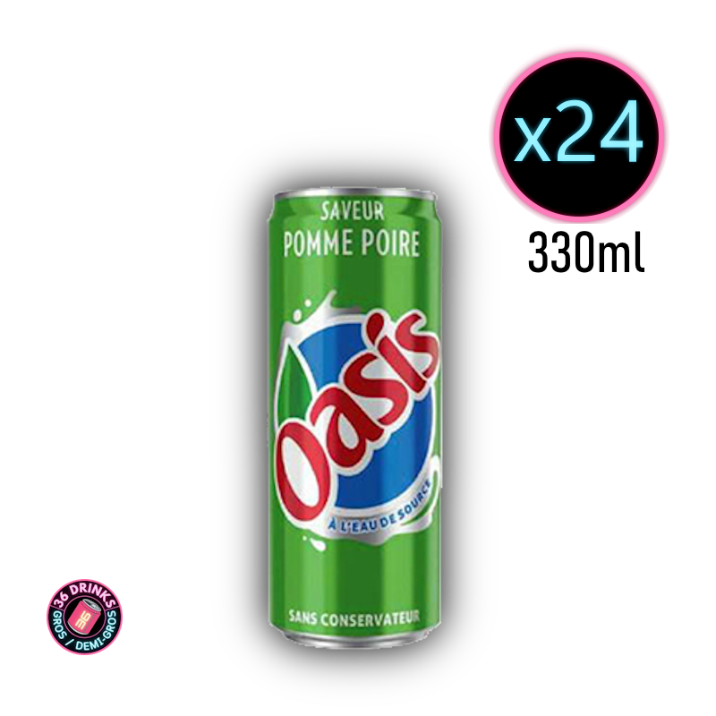 Oasis Pomme Poire 24 x 33cl