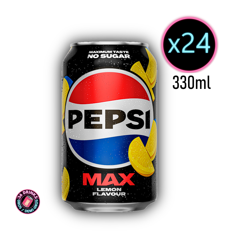 Pepsi Max Lemon 24 x 33cl