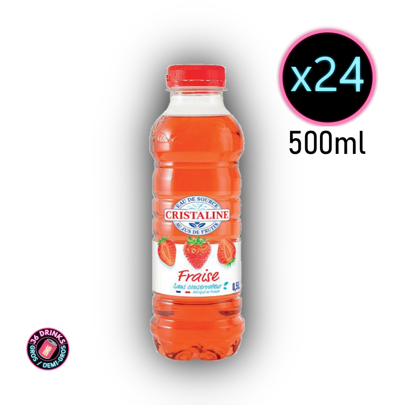 Cristaline Fraise 24 x 50cl