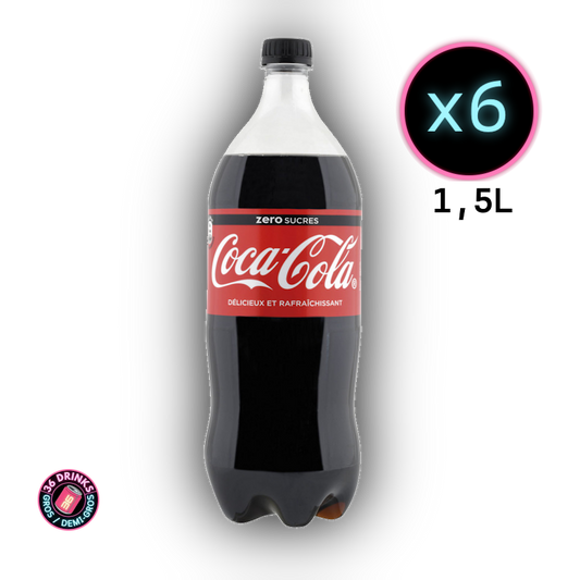 Coca Cola Zéro 6 x 1.5L